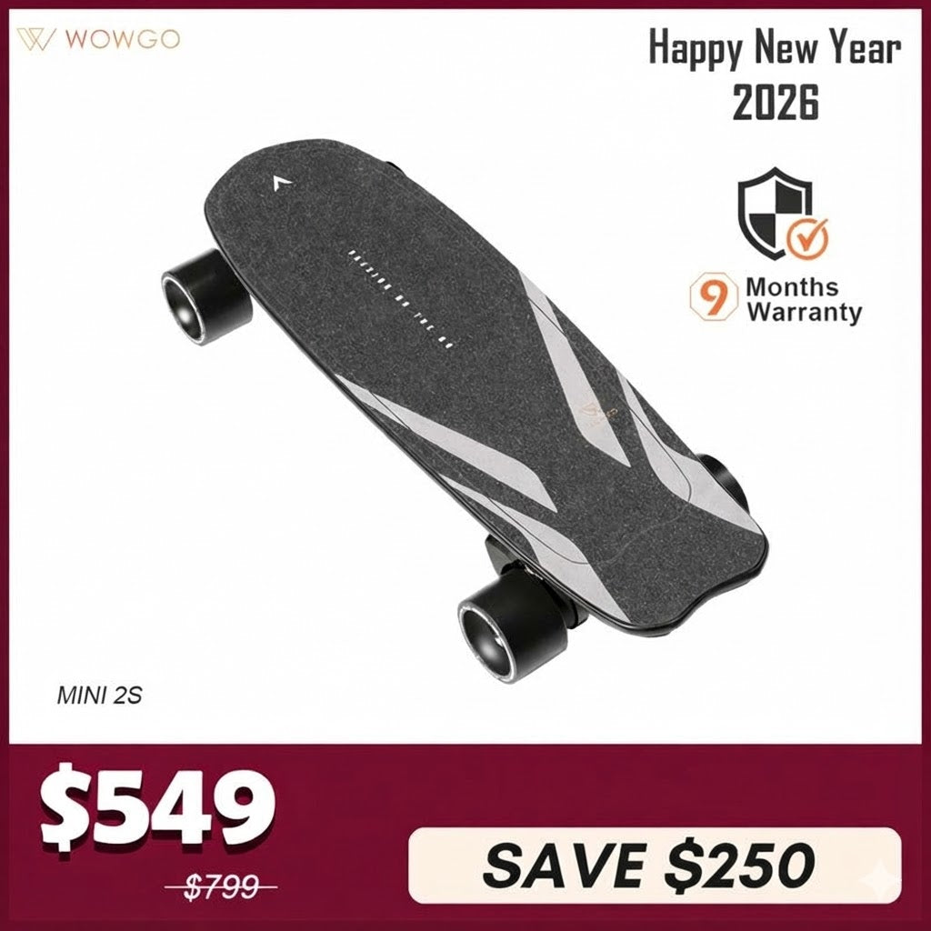電動スケートボード WowGo 2S Mini Cool Skateboards Electric Shortboard for Adults