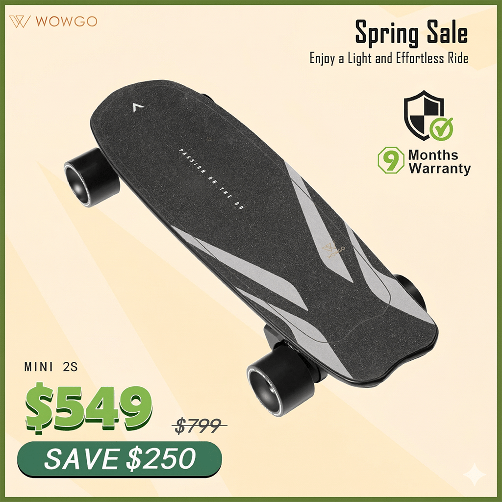 電動スケートボード WowGo 2S Mini Cool Skateboards Electric Shortboard for Adults