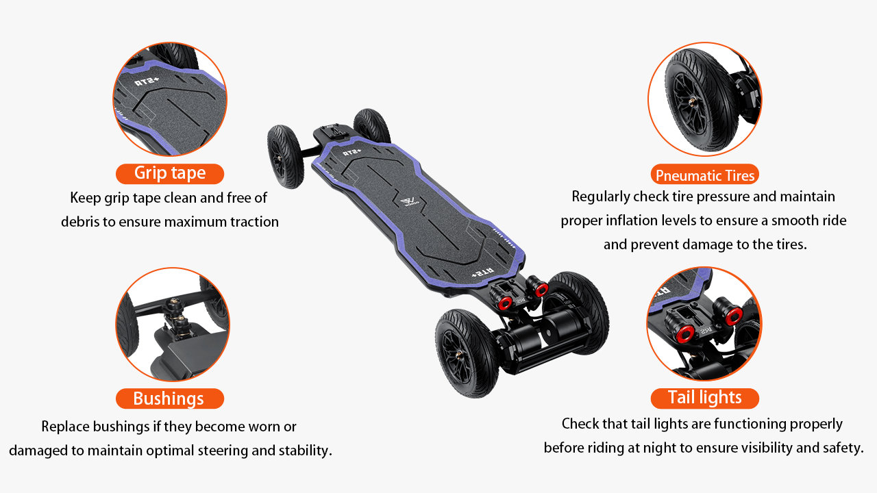Comprehensive Guide to Electric Skateboard Maintenance: From Grip Tape to Drive Belts and Beyond - WOWGO BOARD