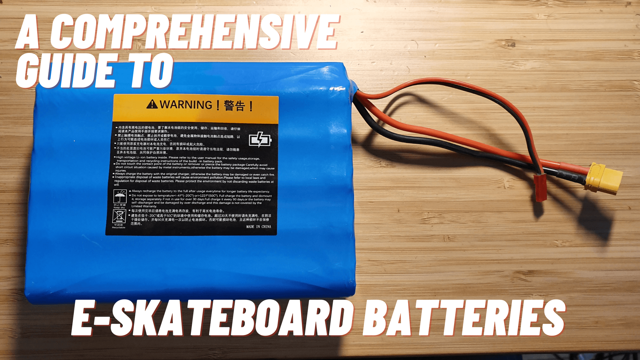 Electric Skateboard Batteries: A Comprehensive Guide in 2023 - WOWGO BOARD