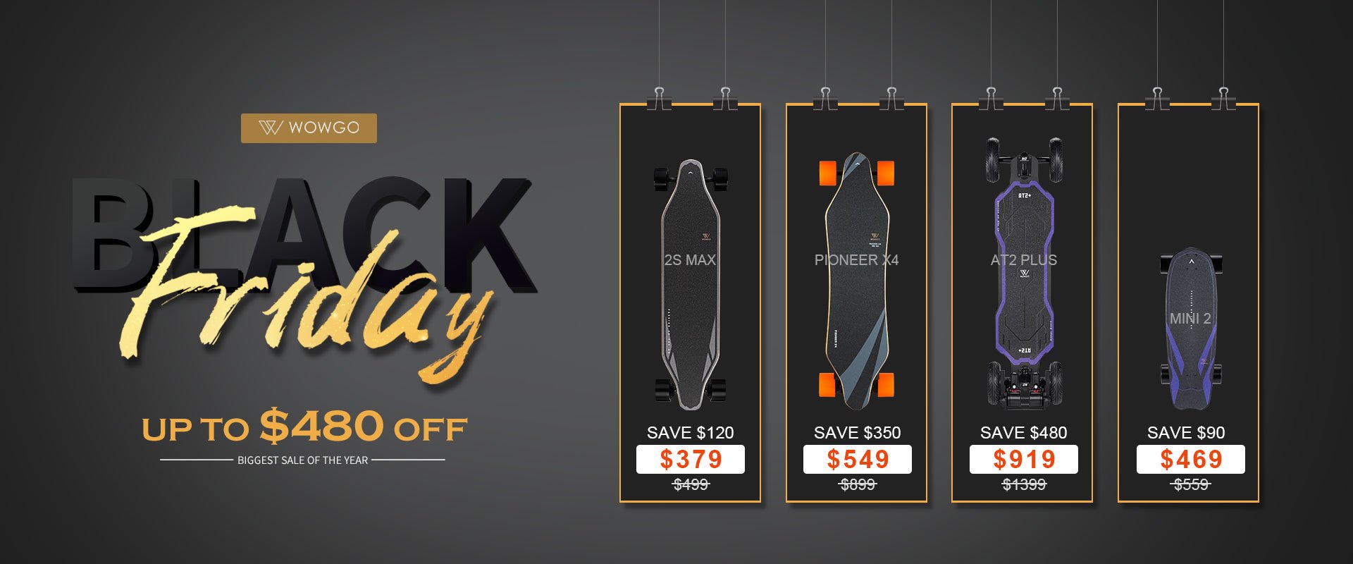 Ride the 2023 Black Friday Wave: Electric Skateboard Sale at WowGo! - WOWGO BOARD