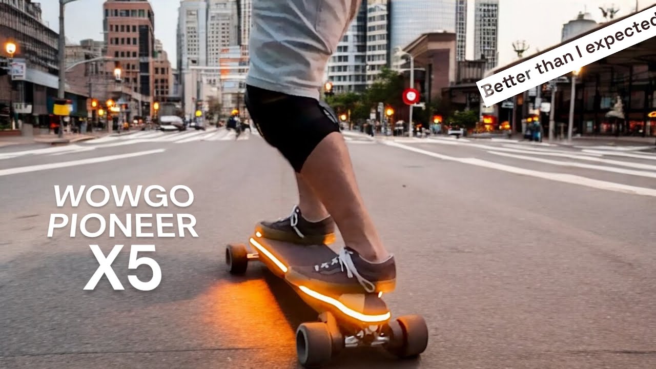 Scott Davies: WOWGO PIONEER X5 is possibly the best Electric Skateboard they have ever made ! - WOWGO BOARD