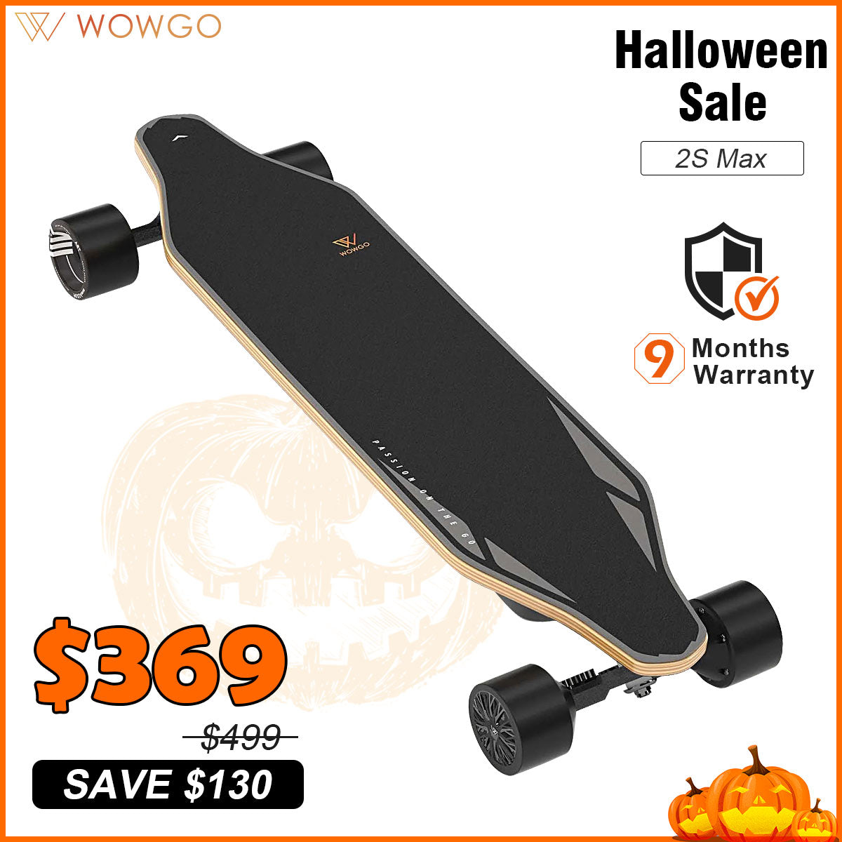 WowGo 2S MAX Electric Skateboard & Longboard