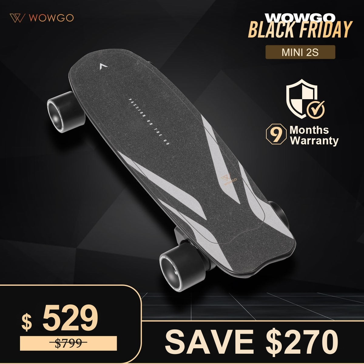 WowGo Mini 2S Electric Skateboard & Shortboard