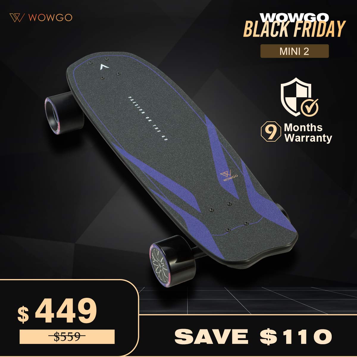 WowGo Mini 2 Electric Skateboard & Shortboard - WOWGO BOARD