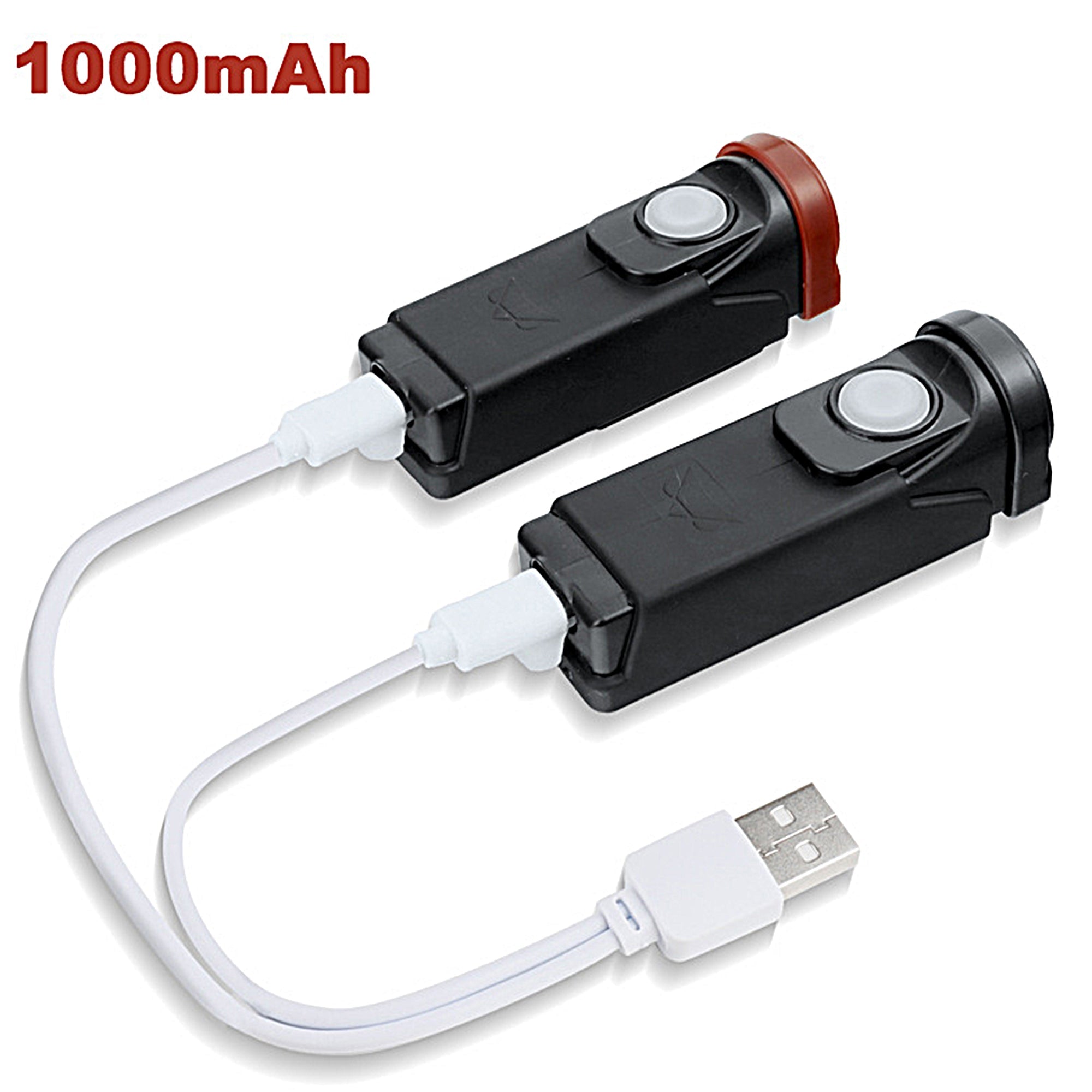 thumbnail image 2 of Stupidbright Micro LED Bike Light Set - 2 Pack Front & Rear Lights For Bikes & Skateboards 2 of 12